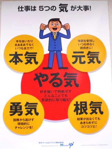 仕事は5つの気が大事 西村不動産